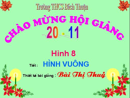 Chương I. §12. Hình vuông