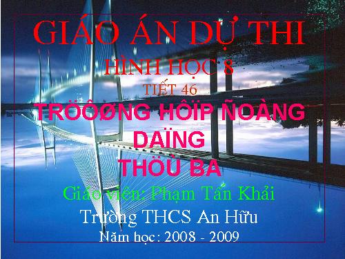 Chương III. §7. Trường hợp đồng dạng thứ ba