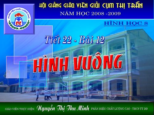 Chương I. §12. Hình vuông