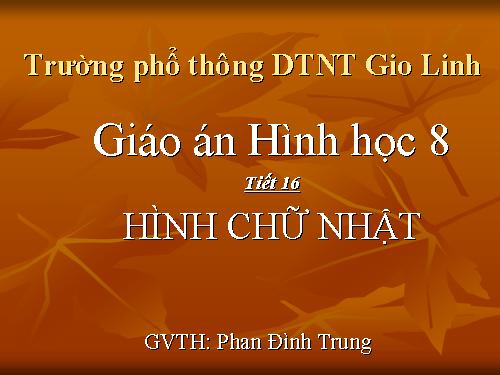 Chương I. §9. Hình chữ nhật