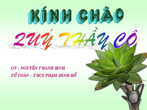 Chương I. §7. Hình bình hành