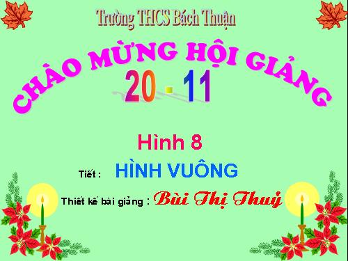 Chương I. §12. Hình vuông