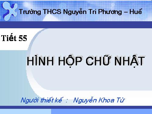 Chương IV. §1. Hình hộp chữ nhật