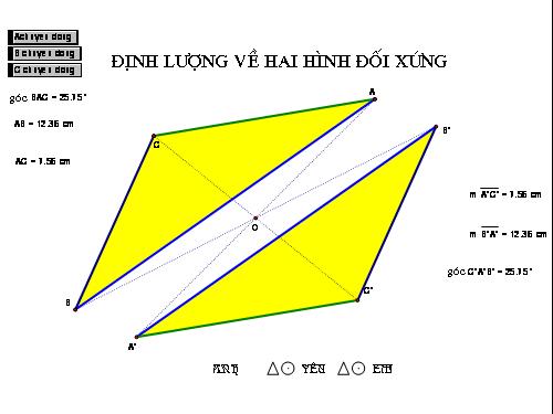 Chương I. §8. Đối xứng tâm