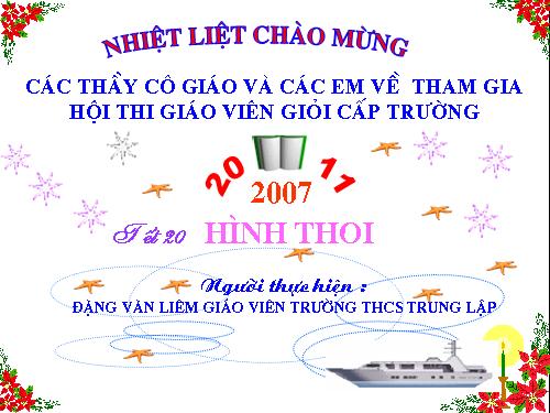 Chương I. §11. Hình thoi