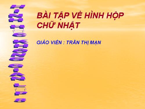 Chương IV. §1. Hình hộp chữ nhật