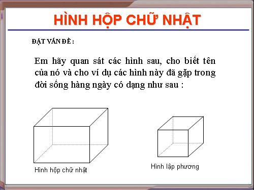 Chương IV. §1. Hình hộp chữ nhật