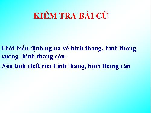 Chương I. §7. Hình bình hành