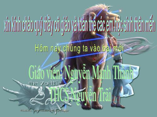 Chương III. §1. Định lí Ta-lét trong tam giác