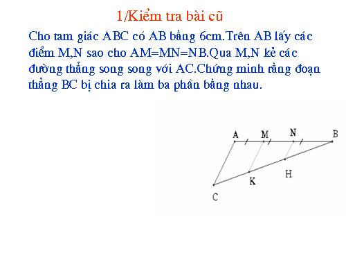 Chương I. §10. Đường thẳng song song với một đường thẳng cho trước