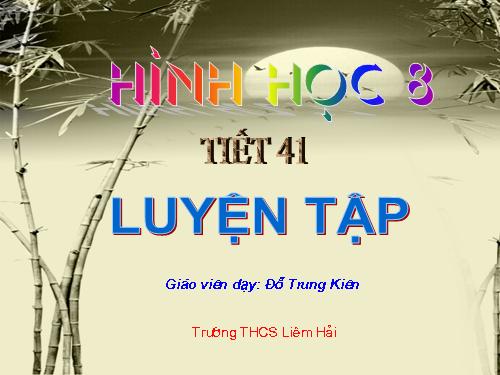 Các bài Luyện tập