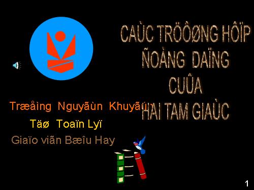 tiết 50 tam giác dồng dang HH lop 8