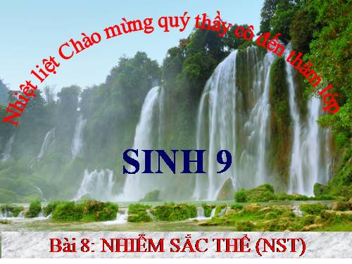 Bài 8. Nhiễm sắc thể