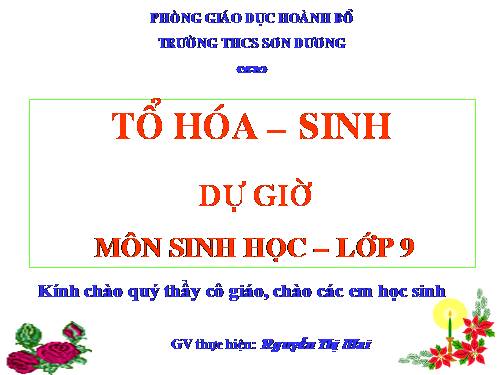 Bài 11. Phát sinh giao tử và thụ tinh