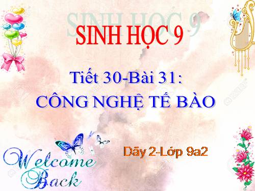 Bài 31. Công nghệ tế bào