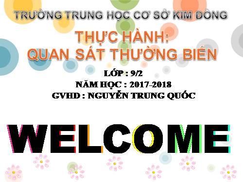Bài 27. Thực hành: Quan sát thường biến