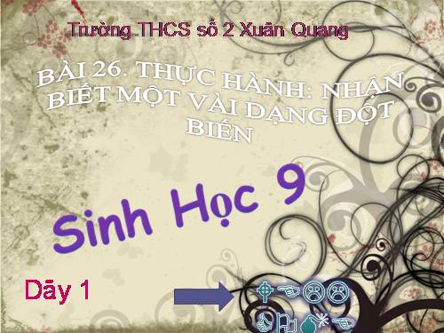 Bài 26. Thực hành: Nhận biết một vài dạng đột biến