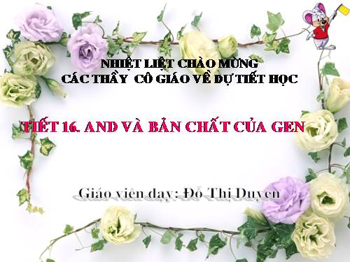 Bài 16. ADN và bản chất của gen