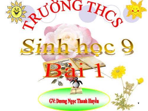 Bài 1. Menđen và Di truyền học