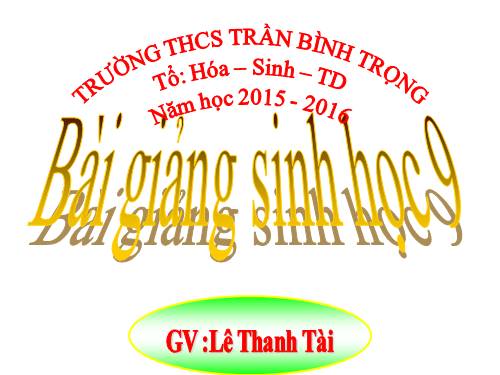 Bài 11. Phát sinh giao tử và thụ tinh