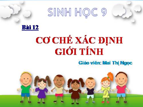 Bài 12. Cơ chế xác định giới tính