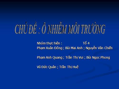 Bài 57. Thực hành: Tìm hiểu tình hình môi trường ở địa phương