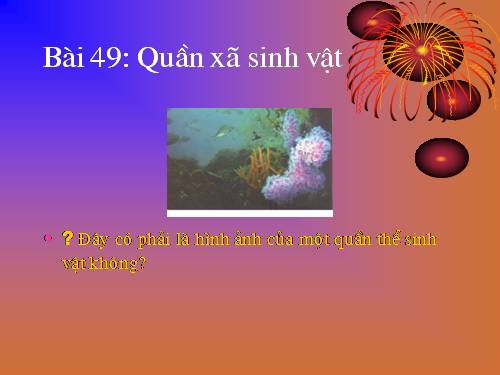 Bài 49. Quần xã sinh vật