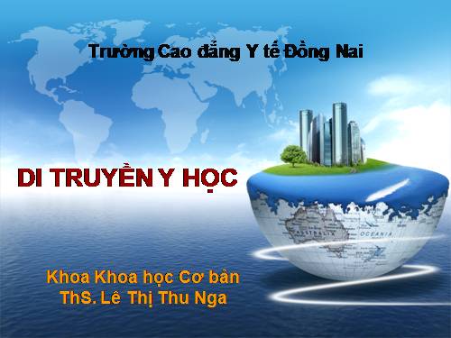 Bài 30. Di truyền học với con người