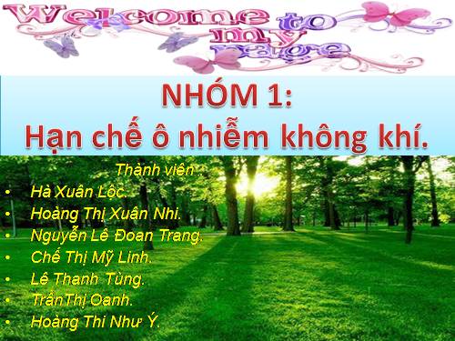 Bài 55. Ô nhiễm môi trường (tiếp theo)