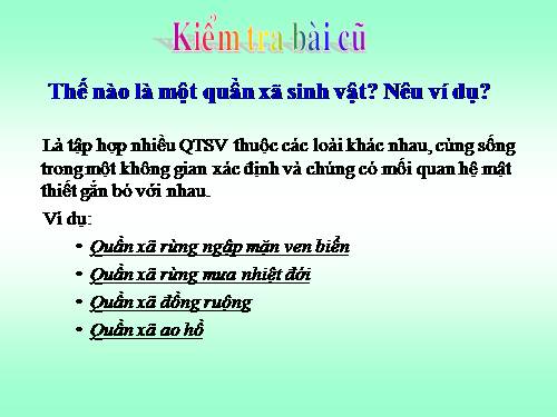 Bài 50. Hệ sinh thái