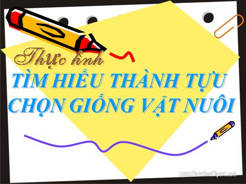 Bài 39. Thực hành: Tìm hiểu thành tựu chọn giống vật nuôi và cây trồng