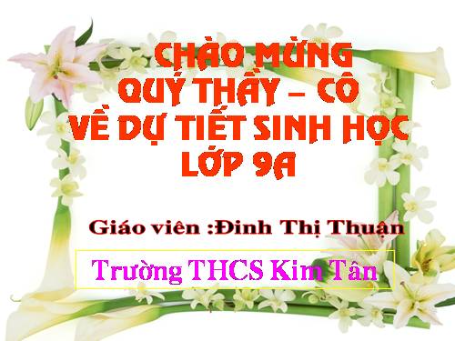 Bài 17. Mối quan hệ giữa gen và ARN