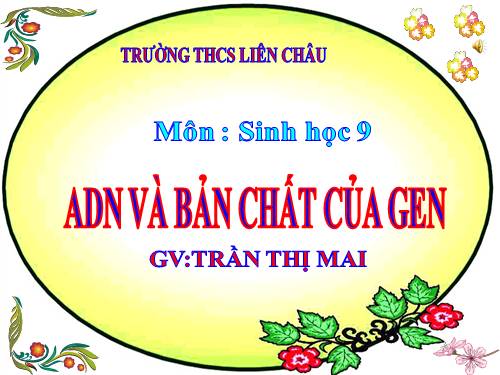 Bài 16. ADN và bản chất của gen