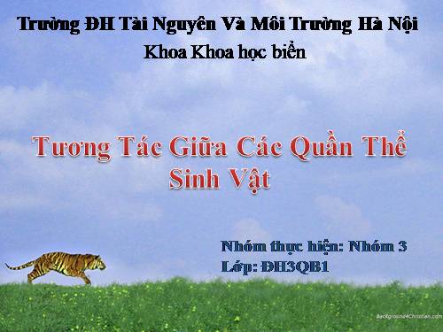 Bài 44. Ảnh hưởng lẫn nhau giữa các sinh vật
