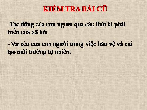 Bài 54. Ô nhiễm môi trường