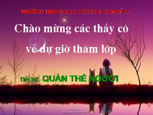 Bài 48. Quần thể người