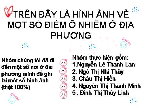 Bài 56. Thực hành: Tìm hiểu tình hình môi trường ở địa phương