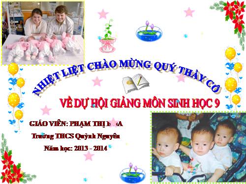 Bài 28. Phương pháp nghiên cứu di truyền người