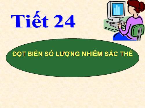 Bài 23. Đột biến số lượng nhiễm sắc thể