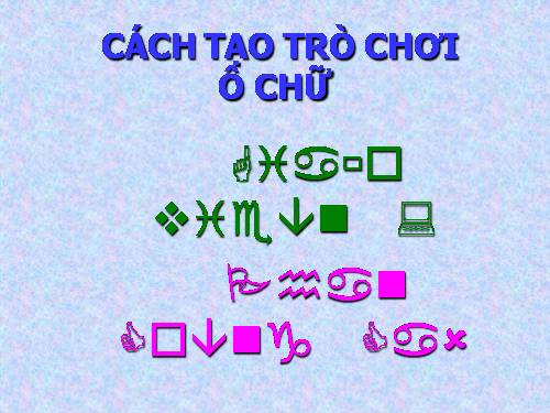 cach lam o chu