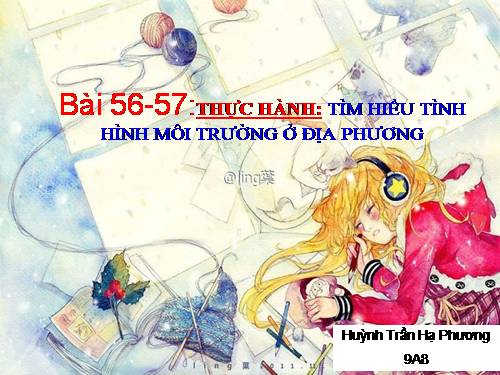 Bài 56. Thực hành: Tìm hiểu tình hình môi trường ở địa phương