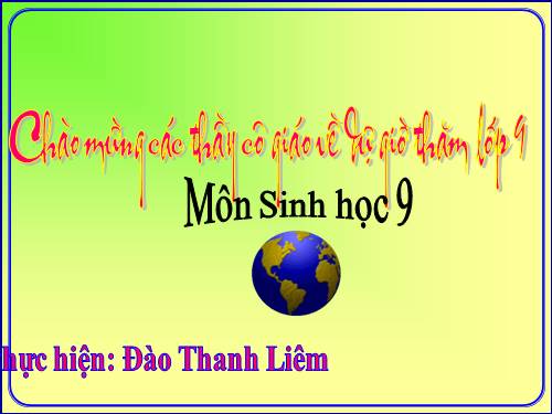 Bài 54. Ô nhiễm môi trường