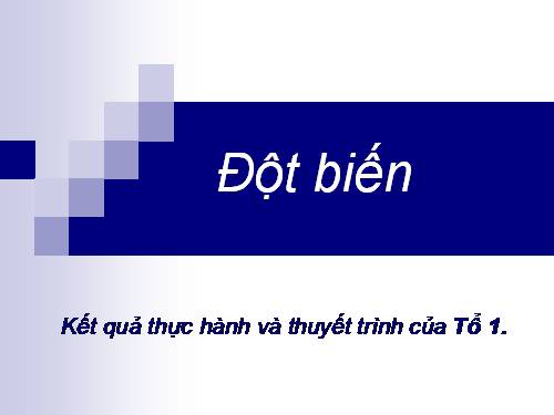 Đột biến