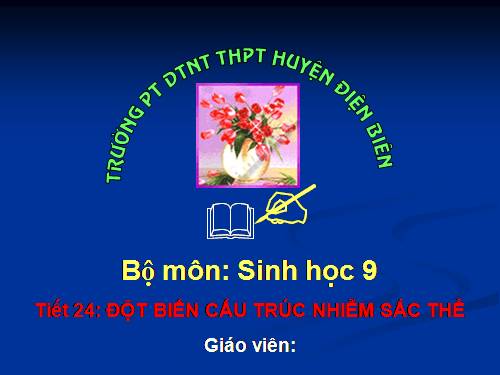 Bài 22. Đột biến cấu trúc nhiễm sắc thể