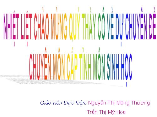 Bài 11. Phát sinh giao tử và thụ tinh