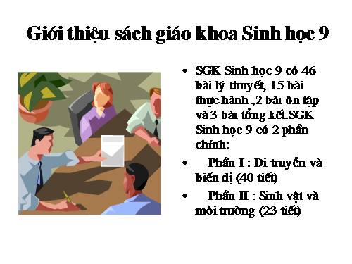 Giới thiệu sách sinh 9
