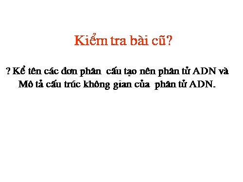 Bài 16. ADN và bản chất của gen