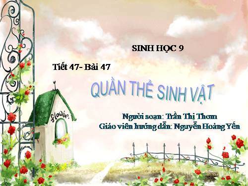 Bài 47. Quần thể sinh vật