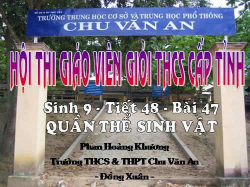 Bài 47. Quần thể sinh vật