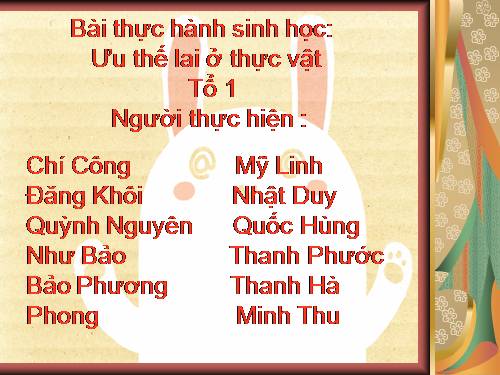 Bài 35. Ưu thế lai